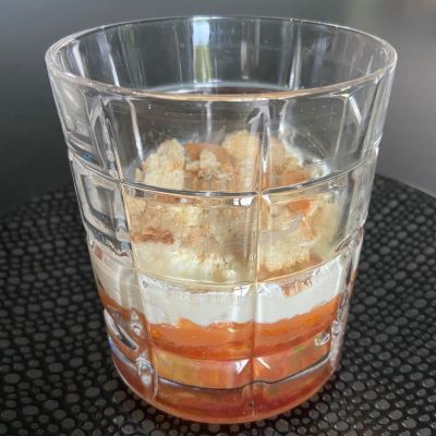 etape3-recette-tiramisu-tomate faire la verrine du tiramisu tomate